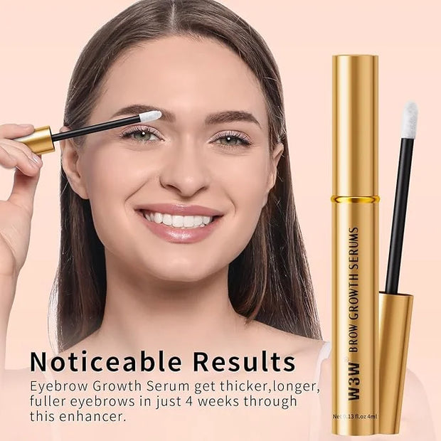 Natural Eyebrow Growth Serum To Grow Brows for Women, Fuller, Thicker, Longer Brows, 4ML Plant Extracts Enhancer, Visible ...