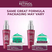 Retinol Eye Gel - Reduces Puffiness & Dark Circles, Restores Elasticity 6X Super Serum – Unique, Intensive Formula Acceler...