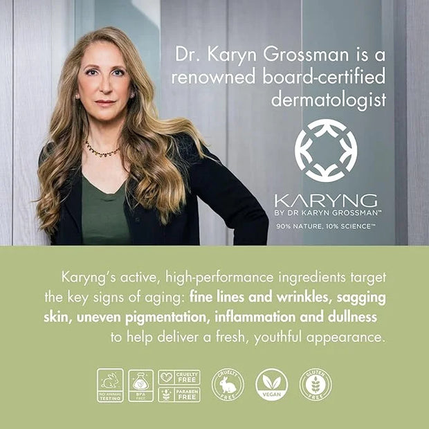 KARYNG Revitalizing Peptide Eye Cream, Organic Anti Aging Eye Cream, Targets Under Eye Puffiness, Fine Lines, Dry Skin and...