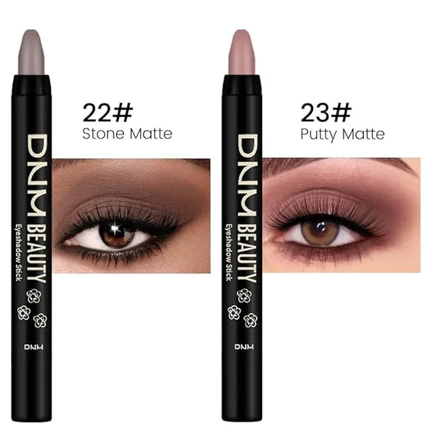evpct 2Pcs Cream Eyeshadow Sticks Set for Eyes Waterproof, Stone Matte & Putty Matte Eye shadow Stick Pencil Pen Bulk somb...