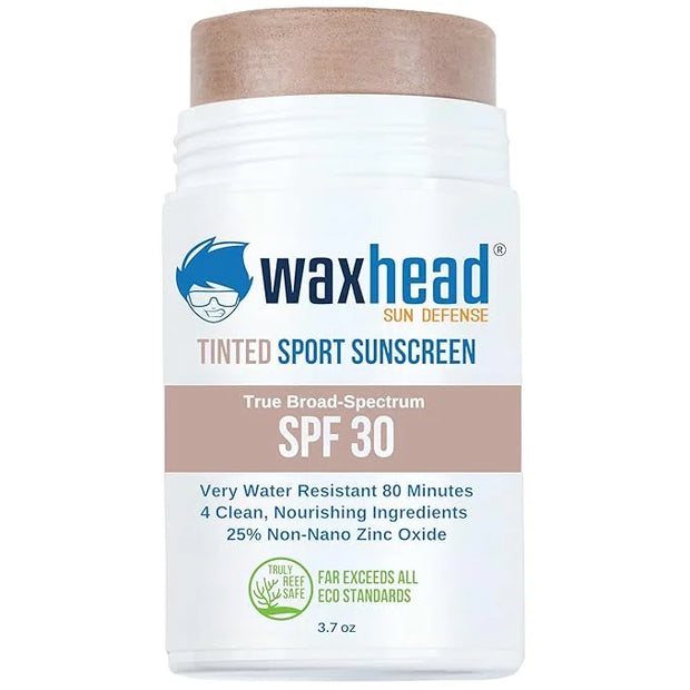 Waxhead Tinted Zinc Stick - Truly Reef Safe Sunscreen, Mineral Sunscreen Face Sunscreen Stick Zinc Oxide Sunscreen, Tinted...