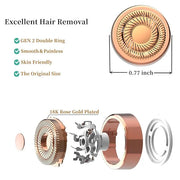 Facial Hair Remover Replacement Heads for Flawless Replacement Heads Gen 2 Suitable for Finishing Touch Flawless Facial Ha...