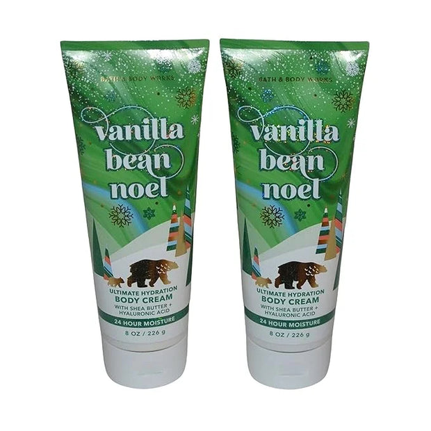 Bath & Body Works Ultimate Hydration Body Cream Pack of 2 (Vanilla Bean Noel),8.0 fluid_ounces - Product Image