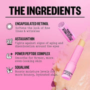 PEACE OUT Skincare Retinol Eye Stick, Daily Retinol Anti-Aging Under Eye Serum Balm, Helps Reduce Fine Lines and Dark Circ...