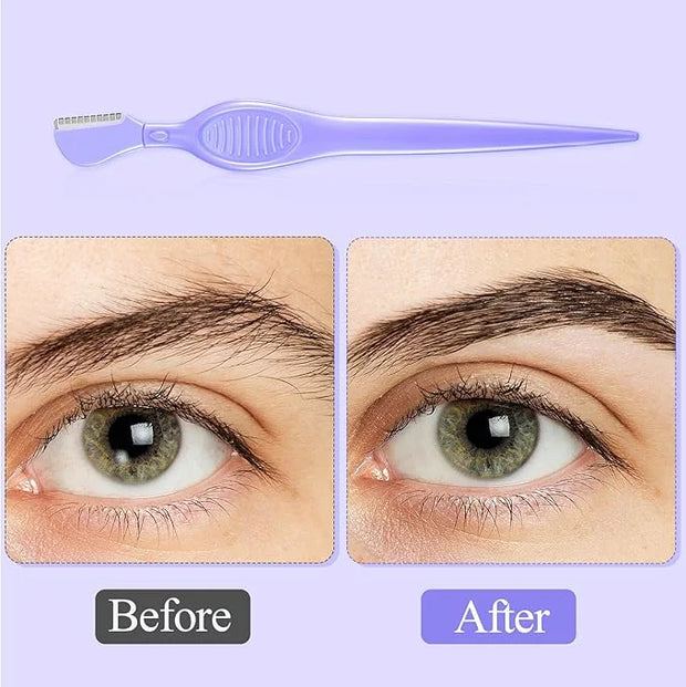 Mudder 21 Pcs Eyebrow Razor Eyebrow Shaver Facial Razor Multipurpose Face Trimmers with Precision Cover for Women Makeup C...