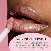 Forget the Filler Lip Plumping Line Smoothing Gloss - Candy Sky - Premium Volumizing Lip Gloss with Natural Ingredients De...