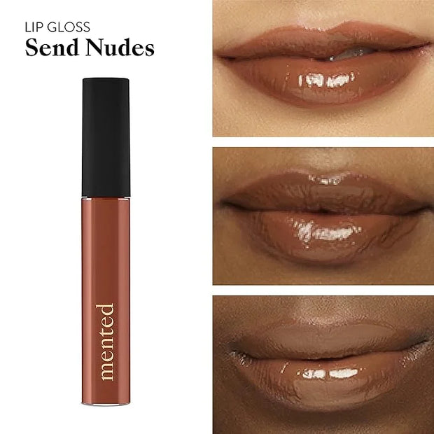 Mented Cosmetics Lip Gloss for Women Tinted Lip Balm Stain, Long Lasting Buildable Moisturizing Lipgloss Lipstick Topper, ...