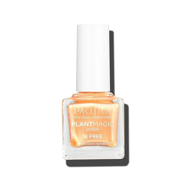 Pacifica Natural Nail Polish – Plant Magic Orange Nail Polish - Plant Based, Non-Toxic & Clinically Tested - Lasting Color...