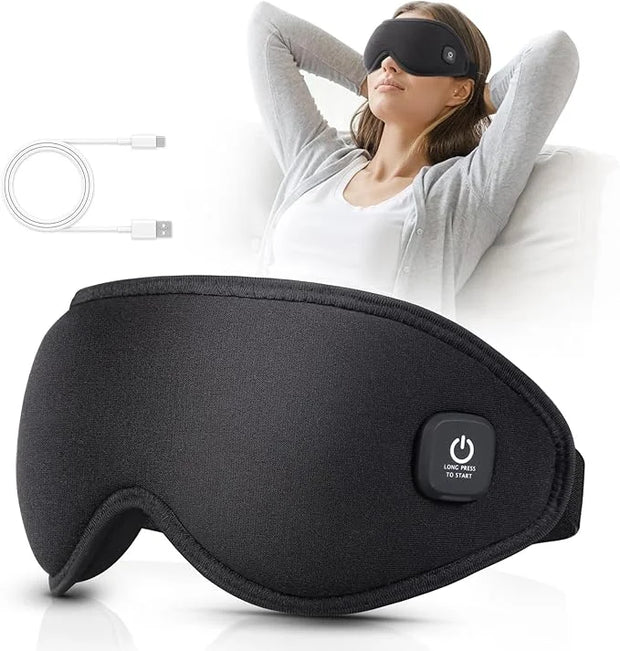 Heated Eye Mask Cordless, Warm Eye Compress for Dry Eyes, Eye Heating Pad for Travel, Dry Eye Mask Heat Therapy for Soothe...