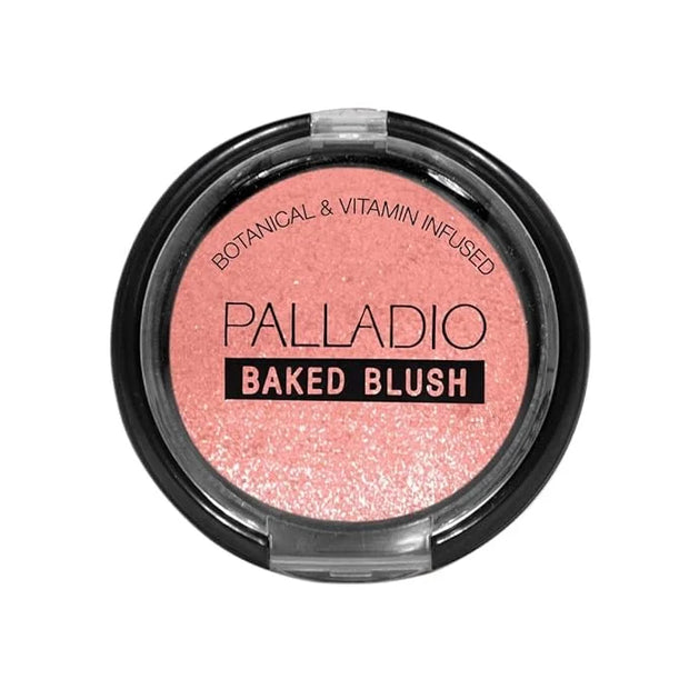 Palladio Baked Blush, Highly Pigmented Shimmery Formula, Easy to Blend and Highly Buildable, Apply Dry for a Natural Glow ...