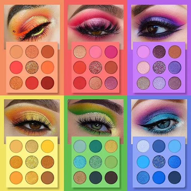 UCANBE 54 Colors Splashy Candies Eyeshadow Palette + 15pcs Makeup Brush Set, Highly Pigment Matte Metallic Shimmer Glitter...