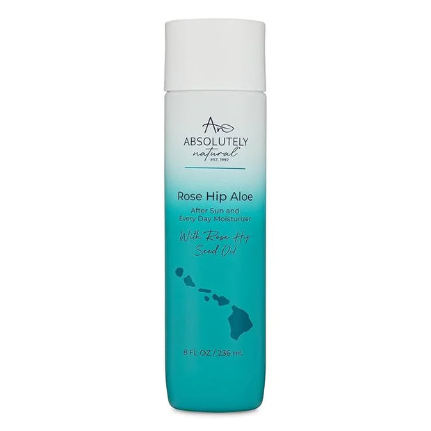 After Sun Lotion & Moisturizer with Aloe Vera, Rose Hip Oils, & Vitamin E | Helps Prevent Anti-Aging & Sunburn Relief - 8 ...