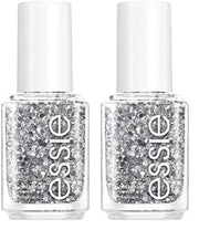 essie Nail Polish, Glossy Shine Silver Glitter, Set in Stones, 0.46 Fl Oz (Pack of 2) - Product Image