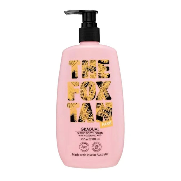 The Fox Tan Gradual Glow Body Lotion, Moisturizing Self-Tanning Lotion With Hyaluronic Acid For A Natural Streak-Free Tan,...