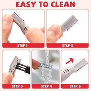 Chumia 2 Pcs Electric Eyebrow Trimmer Women Precision Face Razors Mini Shaver with Comb Christmas Women Gift Battery Opera...