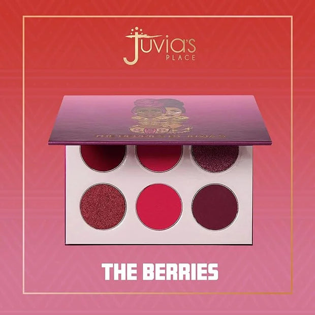 Juvia's Place Palette The Berries - Mauves, Deep Pinks, & Perfect Berry Hues, Professional Eye Makeup, Pigmented Palette f...
