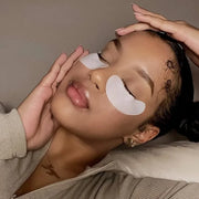 VEYES INC 50 Pairs Pink Hydrogel Eye Patch Eyelash Extension Natural Lint Free Under Eye Gel Pads Lash Extension Supplies ...