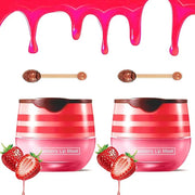 2PCS Strawberry Pot Lip Balm