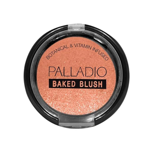 Palladio Baked Blush, Highly Pigmented Shimmery Formula, Easy to Blend & Highly Buildable, Apply Dry for a Natural Glow or...