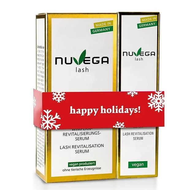 Nuvega Lash - Vegan Eyelash Serum & Eyebrow Serum Set I Longer Eyelashes in 4-6 Weeks I Lash and Eyebrow Growth Serum I Ma...