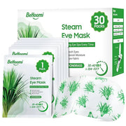 30Packs Steam Eye Mask, Heated Eye Mask Warm Compress for Eyes, Self Heating Warm Eye Masks Disposable Steam Mask for Home...
