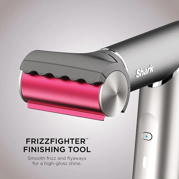 Shark FlexFusion Hair Dryer with Fusion Hair Brush, Diffuser, Ceramic Air Styler with Auto-Wrap Hair Curlers, Ceramic Plat...