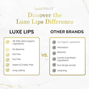 Luxe Beauty No-Beeswax, No-Petroleum Organic Lip Lipstick