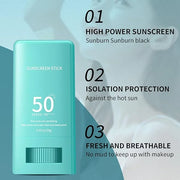 Sunscreen Stick SPF 50, Face Sunscreen Stick Broad Spectrum UVA/UVB Protection, Lightweight Sunscreen Non Greasy, Waterpro...