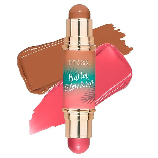 Physicians Formula Butter Glow & Go Multiuse Stick, Ultra-Creamy Radiant Finish Formula with Murumuru Butter, Vegan & Crue...