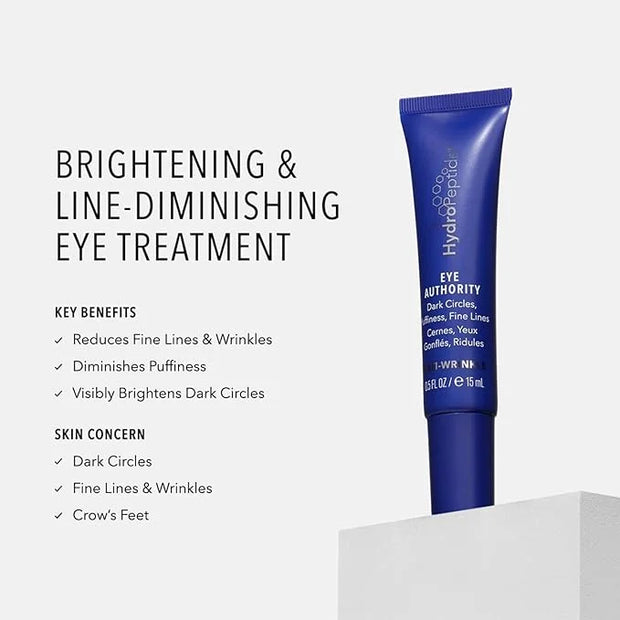 HydroPeptide Eye Authority and Face Lift Advanced Ultra-Light Moisturizer Bundle, (0.5 Ounce and 1 Ounce) - Product Image