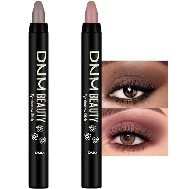 evpct 2Pcs Cream Eyeshadow Sticks Set for Eyes Waterproof, Stone Matte & Putty Matte Eye shadow Stick Pencil Pen Bulk somb...