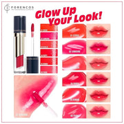 FORENCOS Tattoo Glass Lip Gloss Tint, Korean Glossy Tint/Stain, High Pigmentation, Glasting Shine, Long Lasting, Moisturiz...