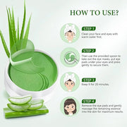 Under Eye Patches, 30 Pairs Aloe Vera Eye Mask for Dark Circles, Puffy Eyes, Wrinkles,Skincare for Women & Men - Product I...
