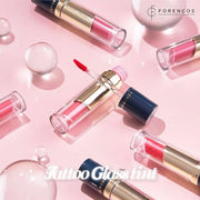 FORENCOS Tattoo Glass Lip Gloss Tint, Korean Glossy Tint/Stain, High Pigmentation, Glasting Shine, Long Lasting, Moisturiz...