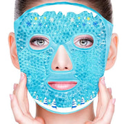Cold Face Eye Masks Ice Face Mask Hot Cold Compress for Dark Circles, Puffiness, Migraines, Headache, Stress, Redness, Coo...