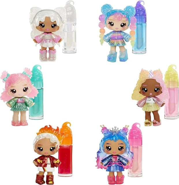 Yummiland Lip Gloss Doll - Amber Cinnamon, with DIY Lip Gloss Kit, Ages 4+ - Product Image