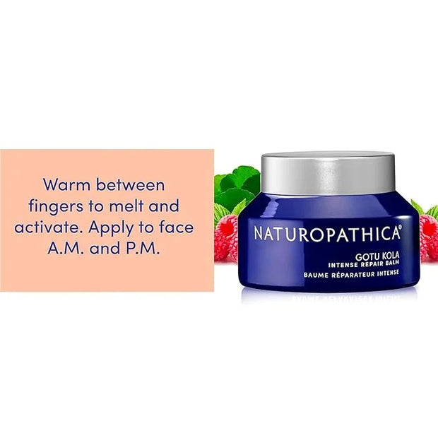 Naturopathica Gotu Kola Intense Repair Balm, Daily Facial Moisturizer for Skin Barrier Repair, Hydrating Face Cream to Hel...