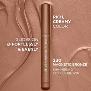 L'Oreal Paris Makeup Le Shadow Stick Eyeshadow, Blendable, Smudge-Resistant, Cream Eyeshadow, Magnetic Bronze, 0.05 Oz - P...
