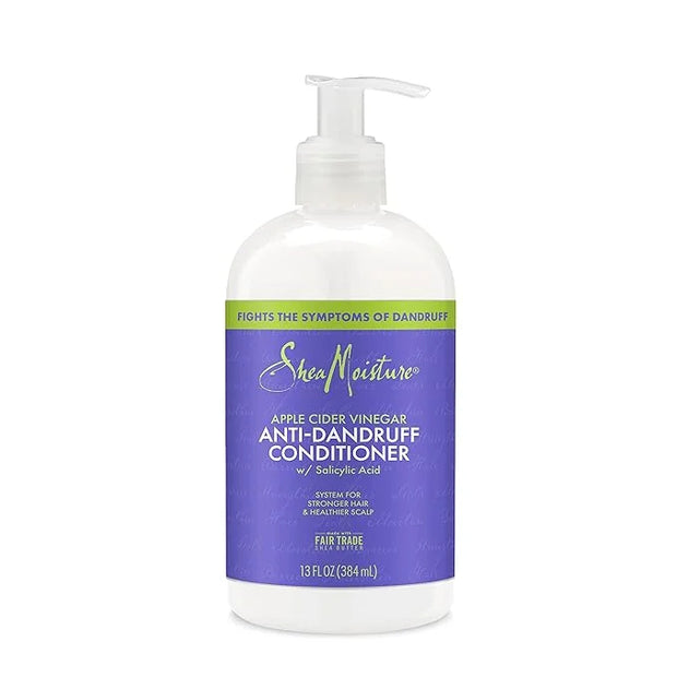 SheaMoisture Hair Care System Anti-Dandruff For Stronger Hair & Healthier Scalp Conditioner Formulated With Apple Cider Vi...