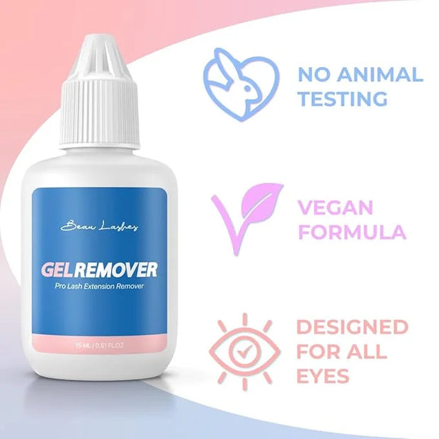 100 Pairs Under Eye Pads & Eyelash Extension Remover Gel | Lint Free Hydrogel Eye Patches for Lash Extensions & Lift | Eff...