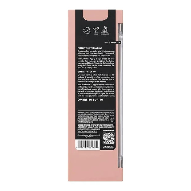 e.l.f. Perfect 10 Eyeshadow Palette, Ten Ultra-pigmented Neutral Shades, Blendable Formula, Vegan & Cruelty-free, Need It ...