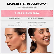 Phase Zero Makeup Powder Blusher - "Cosmo" - 4g / 0.141 oz - Full Coverage, Natural Blush - Soft, Buildable Pink, Coral, P...