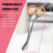 LePinko Eyebrow Trimming Scissors with Combs, Gifts For Men Women Stocking Stuffers, Gray - Product Image