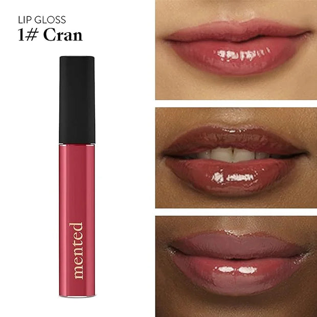 Mented Cosmetics Lip Gloss for Women Tinted Lip Balm Stain, Long Lasting Buildable Moisturizing Lipgloss Lipstick Topper, ...