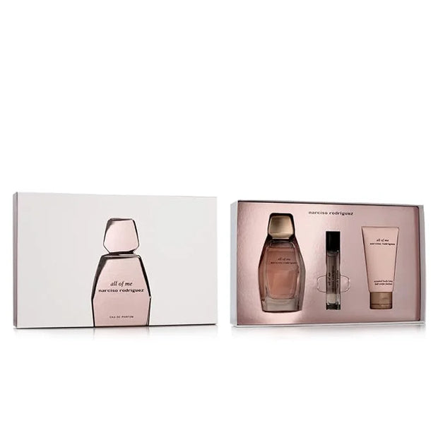 Narciso Rodriguez All Of Me Gift Set (EDP 3 Fl. Oz + Body Lotion 1.6 Fl.Oz + EDP mini 0.33 Fl. Oz) - Product Image