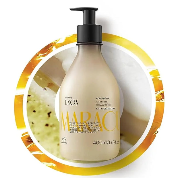 natura - Ekos Maracujá Relieving Body Lotion - Calming Lotion - 24 Hours of Hydration - Essential Fatty Acids - Vegan Skin...