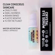 CannaSmack Crystal Eye Serum - Nightime Eye Masque - Hydrating & Nourishing - Liquid Crystals, Rice Bran Oil, & Corn Silk ...