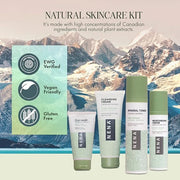 NENA Natural Skincare Kit | 4-Piece Daily Skin Essentials for Women & Men - for Dry, Oily, Normal and Sensitive Skin | EWG...