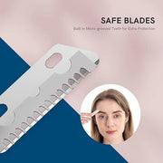 Eyebrow Razors for Women, Replaceable Face Razors kit, Dermaplane Shaving Tool for Men & Women, Face Razors for Peach Fuzz...