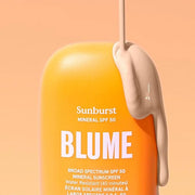 Blume Sunburst Broad Spectrum SPF 50 Mineral Sunscreen - Hydrating & Soothing Face Sunscreen with Zinc Oxide and Niacinami...